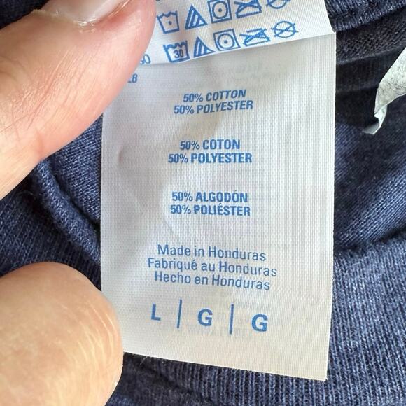 New Funny Tee Shirt "Sorry Ladies..." T-Shirt Mens Large Blue Silly Sassy Text - Picture 9 of 9